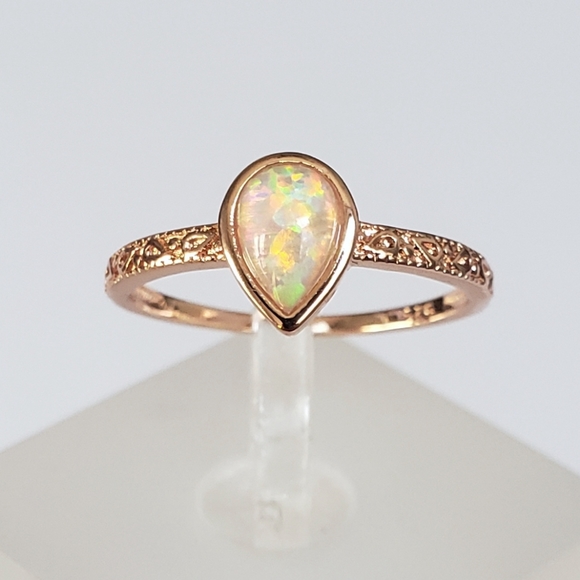 fstepka Jewelry - 18k Over Sterling Opal Ring